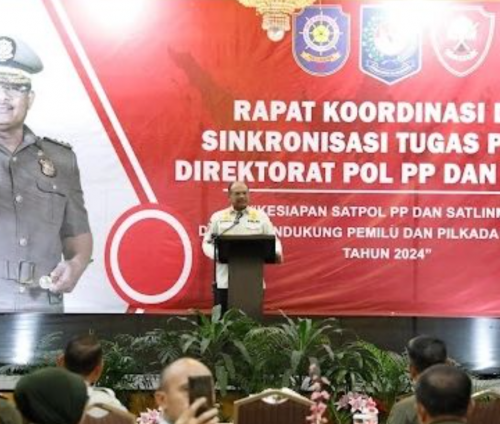 Rakor Sinergitas Tugas Fungsi Satpol PP Dan Linmas
