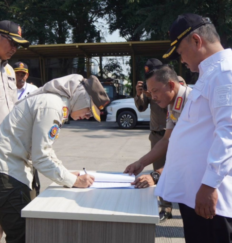Sertijab Eselon IV dan III Satpol PP Kabupaten Tangerang