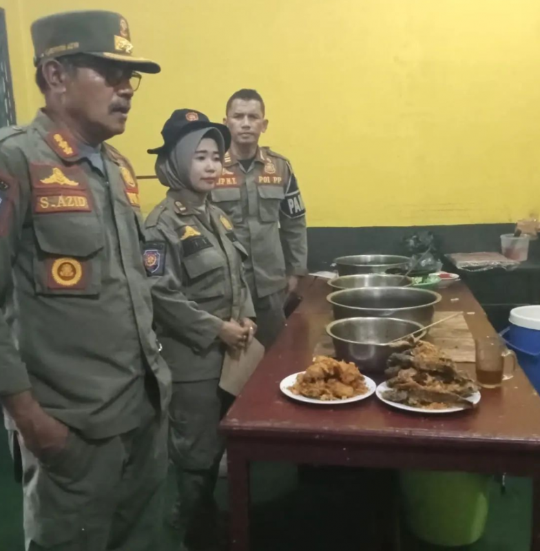 Penindakan Pelanggaran Perbup Pandeglang Selama Ramadhan