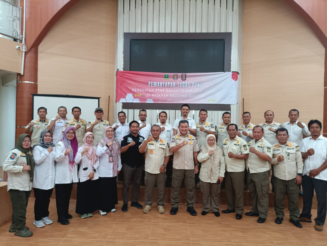 Pemantapan Tugas Penyidik Pegawai Negeri Sipil Provinsi Banten