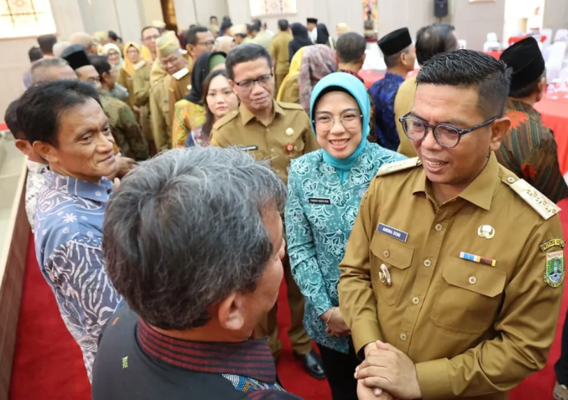 Gubernur Banten Andra Soni melepas 56 PNS Yang Memasuki Masa Purnatugas