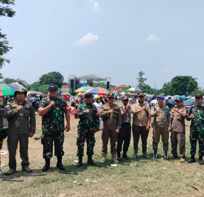 Satpol PP Kabupaten Tangerang Amankan Kampanye Cabup Dan Cawabup