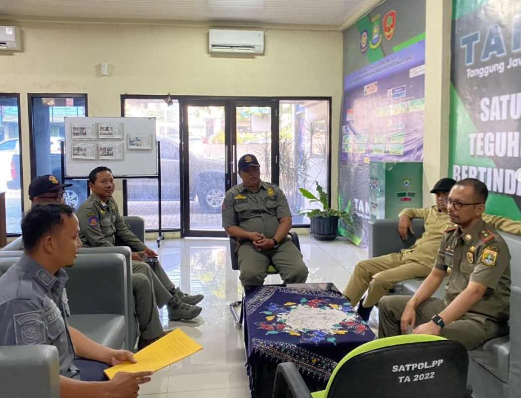 Satpol PP Provinsi Banten Melakukan Koordinasi Ke Kota Tangerang