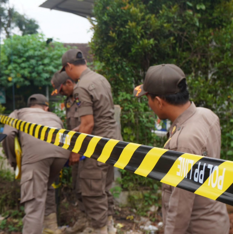 Penyegelan Aktifitas Tanah Ilegal