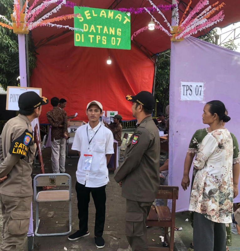 Monitoring Pemilu Satpol PP Kabupaten Tangerang