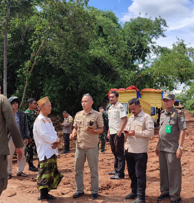 Penutupan Galian Tanah Tidak Berijin