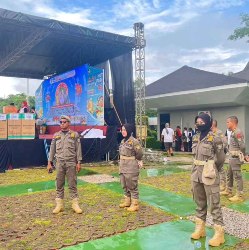 Pengamanan Hari Guru dan Hari Ulang Tahun Persatuan Guru Republik Indonesia  ke-79 Kota Cilegon