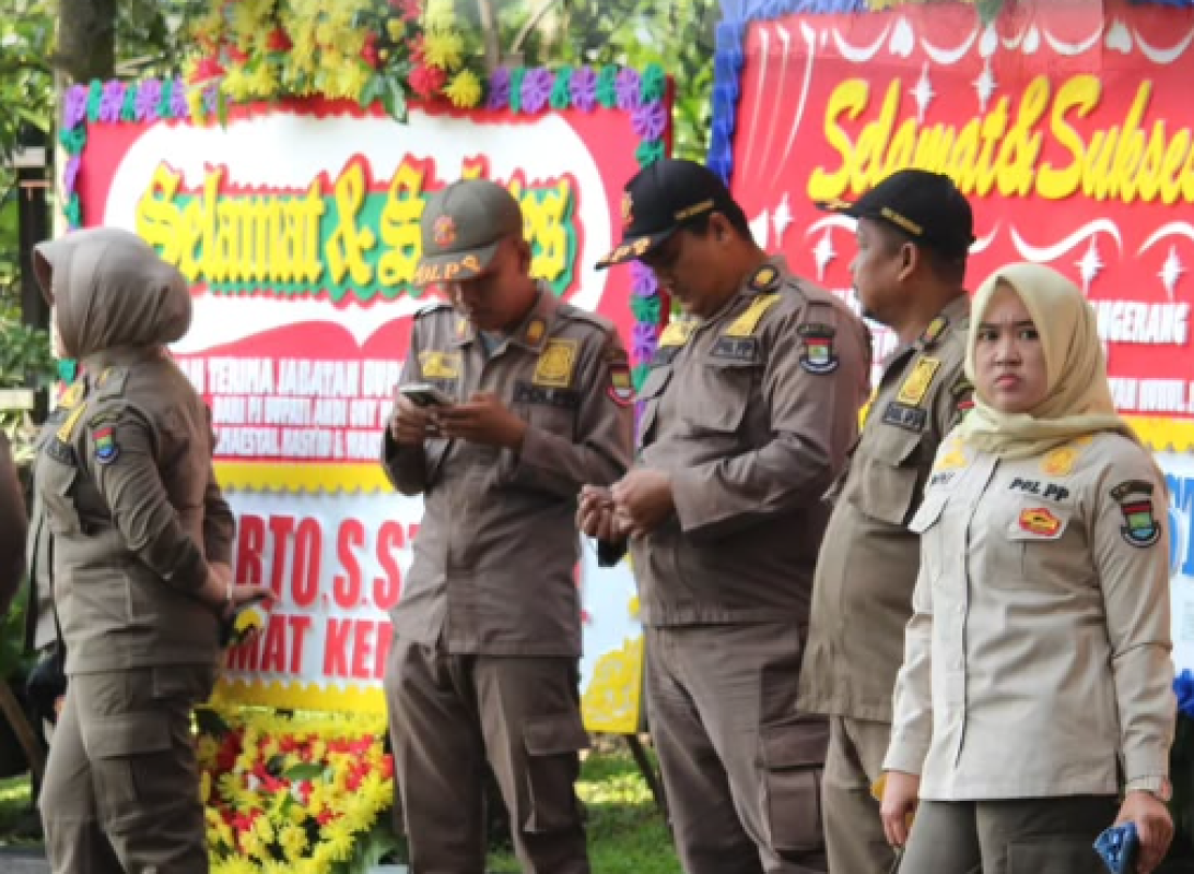 Pengamanan Prosesi Serah Terima Jabatan (Sertijab) Bupati Tangerang
