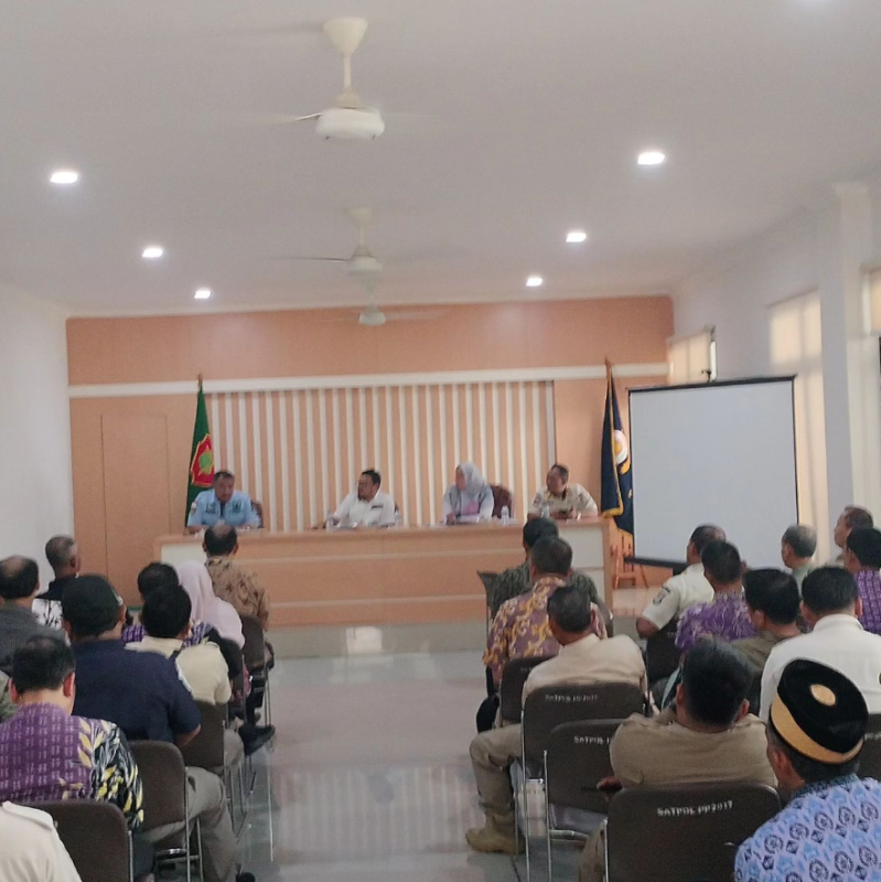 Satpol PP Kabupaten Tangerang Menggelar Rakor Kesiapsiagaan Pilkada