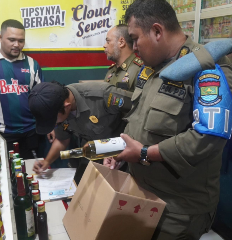 Operasi Tipiring Wilayah Kecamatan Satpol PP Kabupaten Tangerang