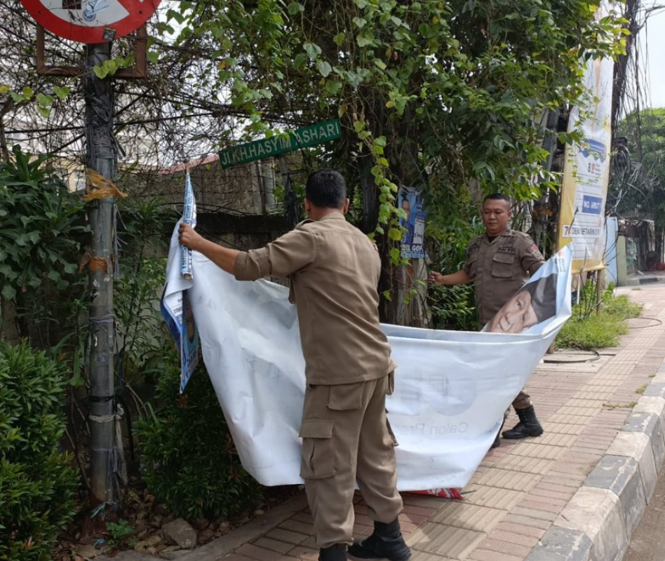 Penertiban APK Masa Tenang Wilayah Kota Tangerang