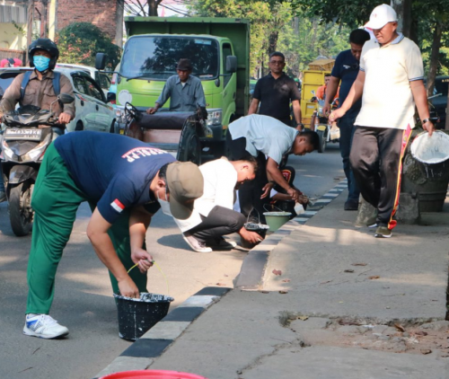 PENGECATAN TROTOAR KOTA TANGERANG