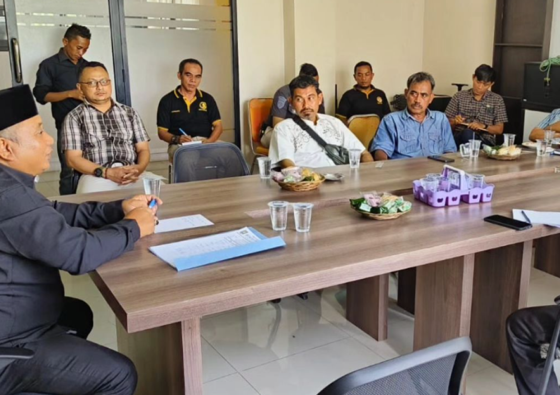 Rapat Koordinasi Dengan PKL Samping Ramayana Oleh Satpol PP Kota Cilegon