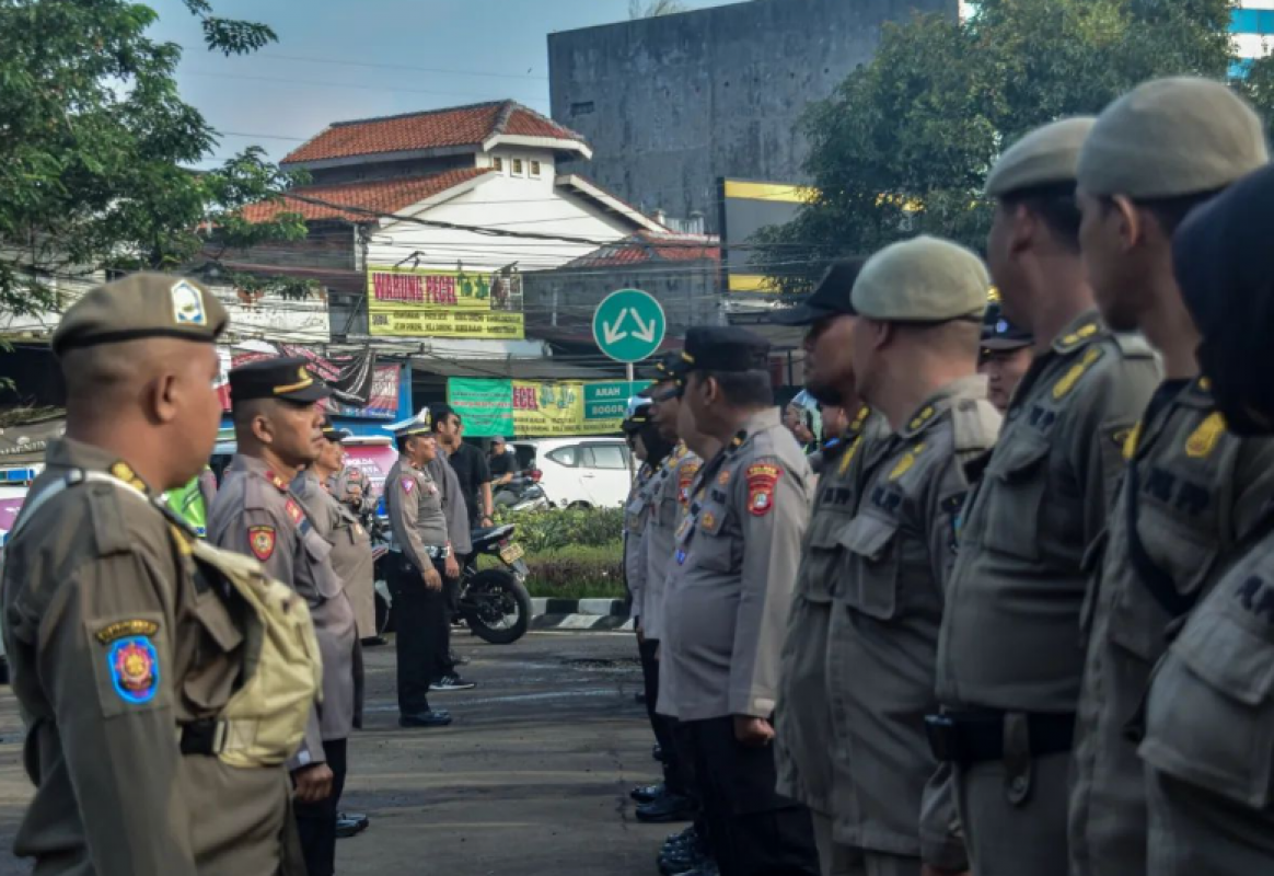 Pengamanan Aksi Demontrasi Wilayah Tangsel