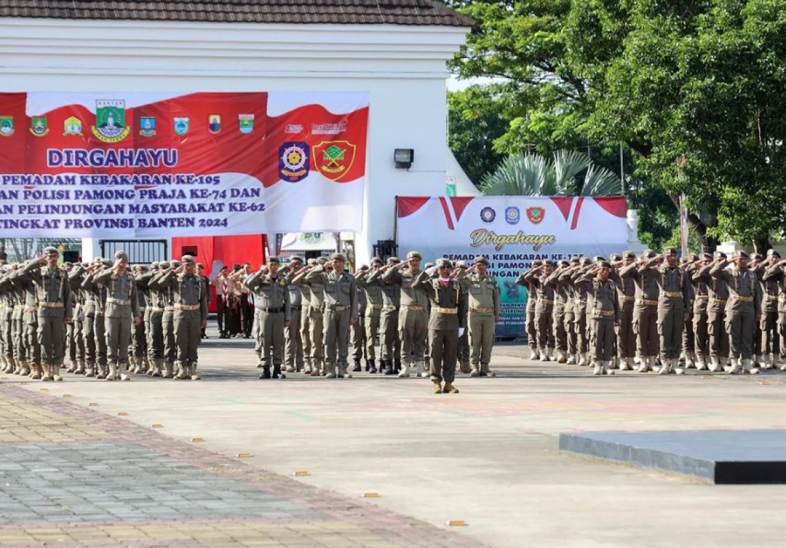 Peringatan HUT Satpol PP Tingkat Provinsi Banten