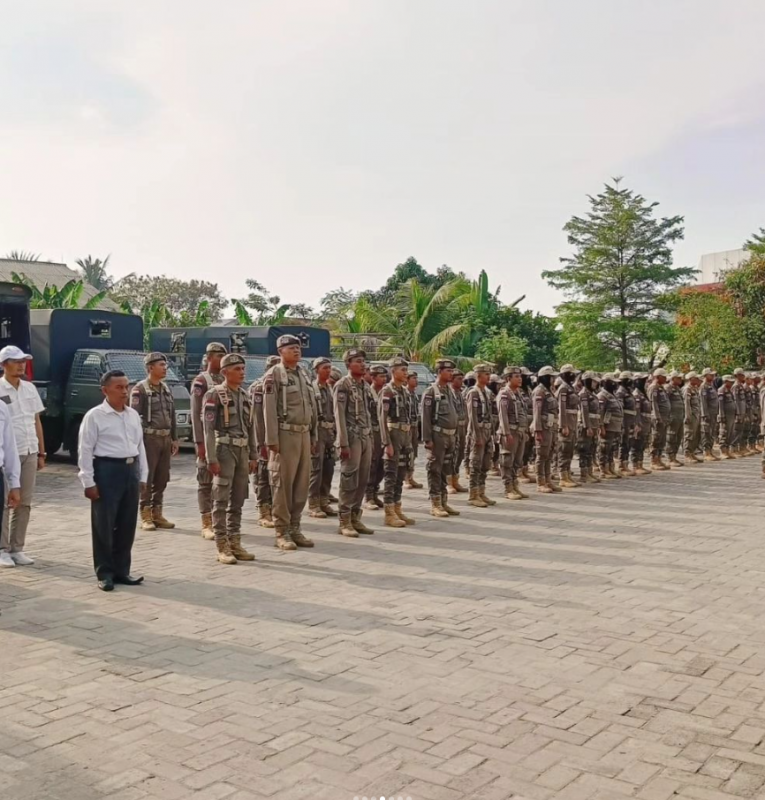 Apel Bersama Lingkup Satpol PP Kota Cilegon