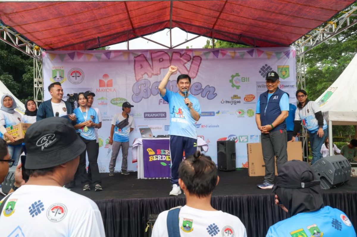 Wagub Banten Mengajak Warga Masyarakat Untuk Selalu Berolahraga