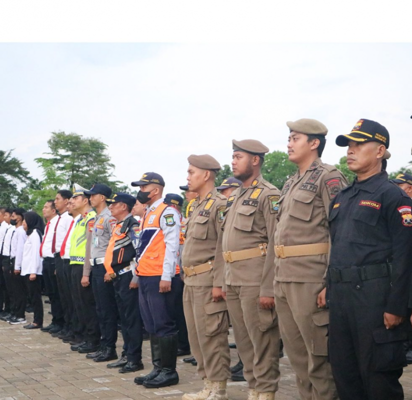 Apel Gabungan Pengamanan Malam Takbir Kota Tangerang