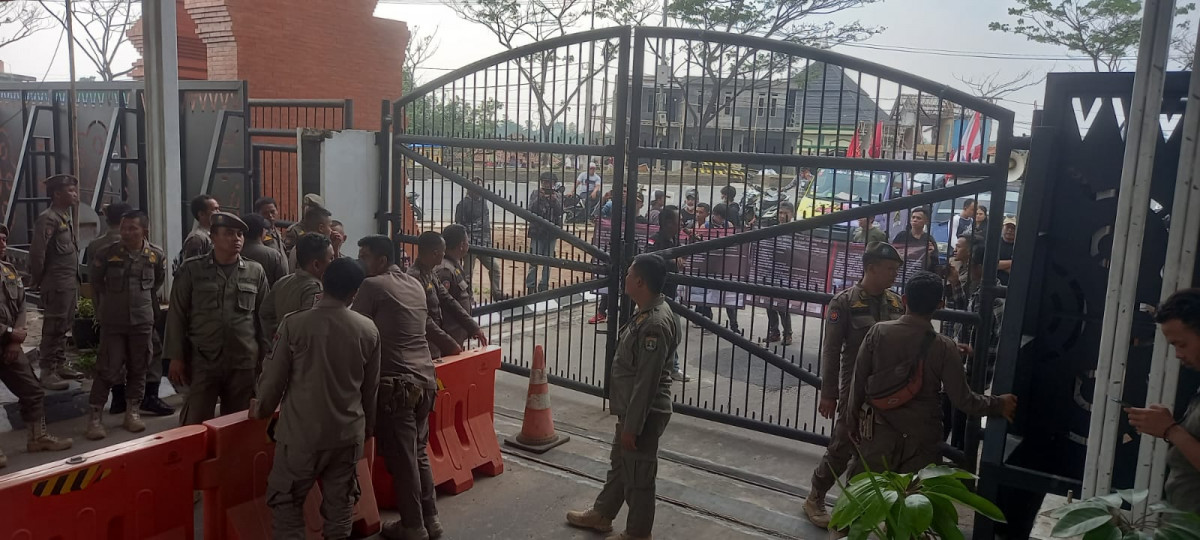 Pengamanan Aksi Unjuk Rasa