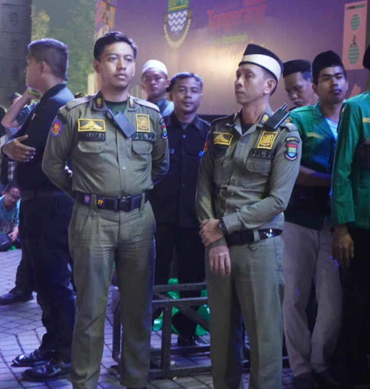 Pengamanan Tangerang Bersalawat Satpol PP Kabupaten Tangerang