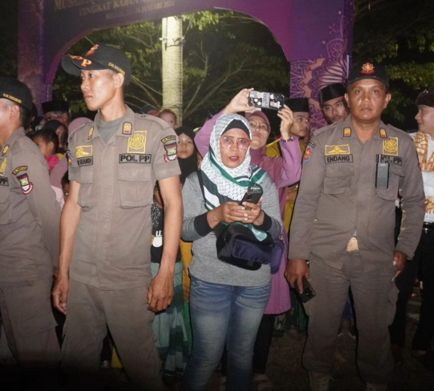 Pengamanan Malam Tahun Baru Islam Satpol PP Kabupaten Tangerang