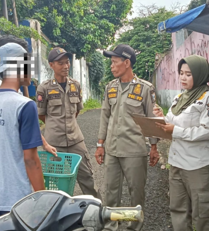 Patroli Pelajar Satpol PP Kabupaten Pandeglang