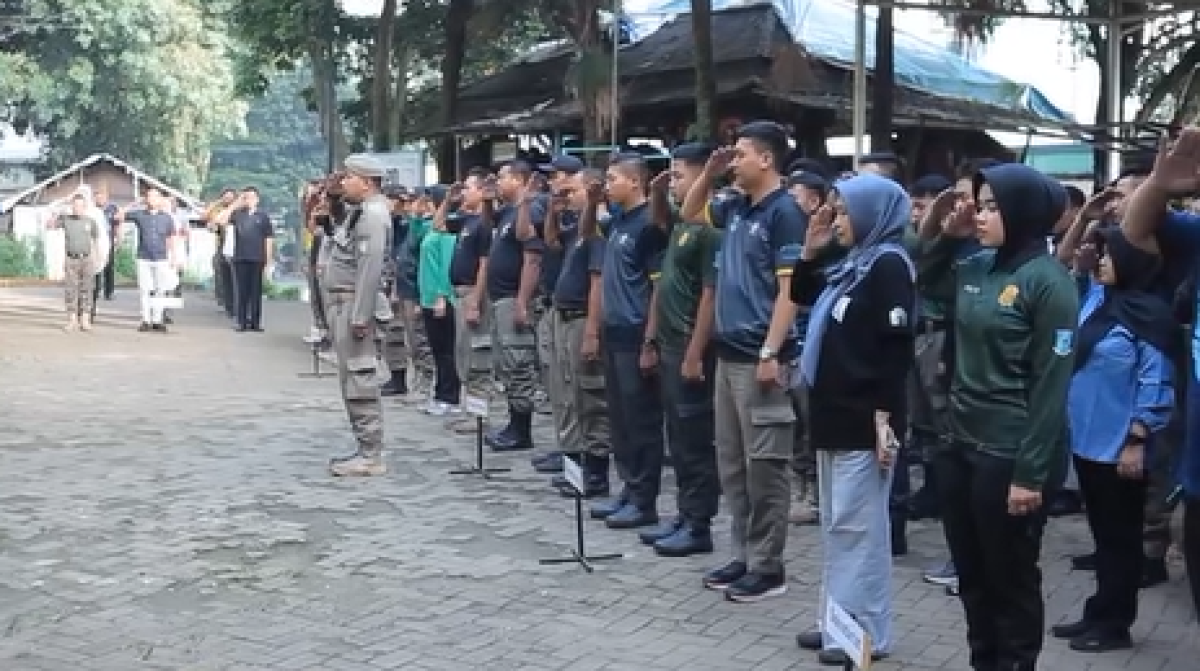 Apel Dan Senam Jumat Sehat Satpol PP Kota Tangsel