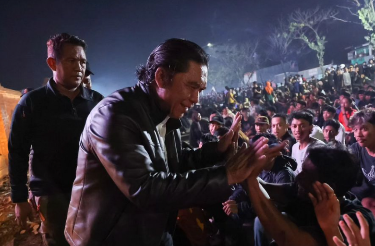 Nobar Timnas Bareng Pj Gubernur Banten