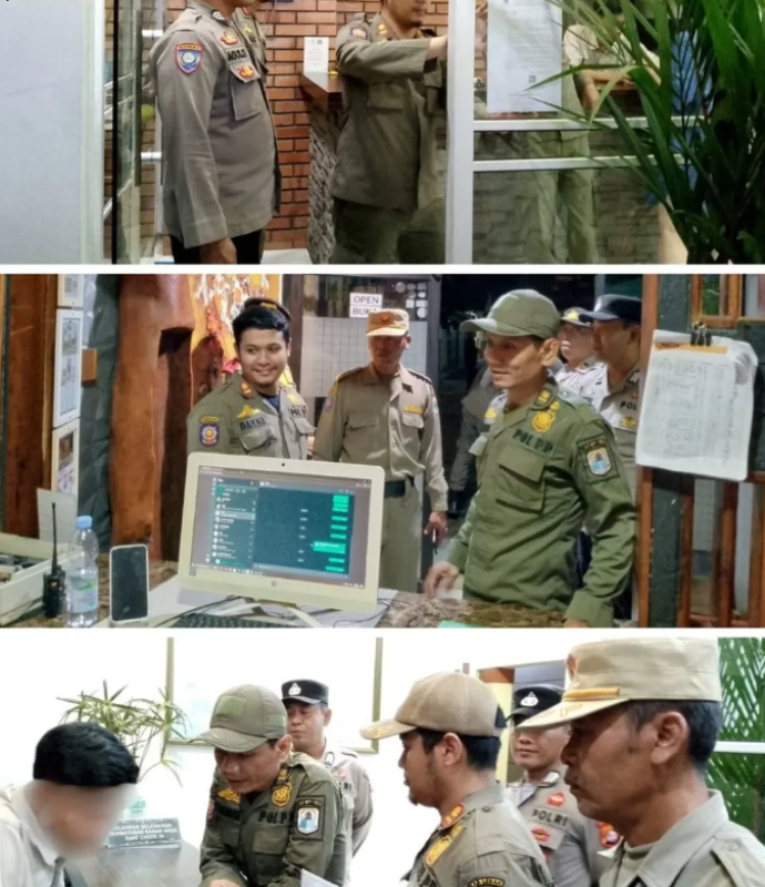 Kegiatan Operasi Pekat Satpol PP Kabupaten Lebak
