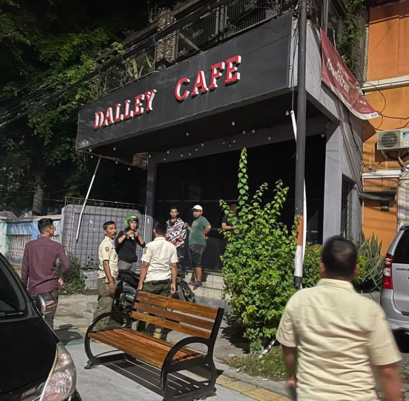 Pengawasan Cafe Satpol PP Kota Cilegon