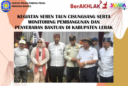 Kasat Pol PP Provinsi Banten Dampingi PJ. Gubernur Banten