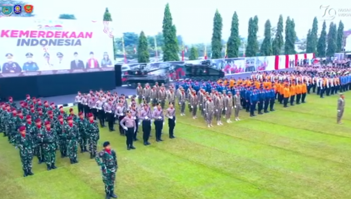 Upacara HUT RI Tingkat Kota Tangerang Selatan