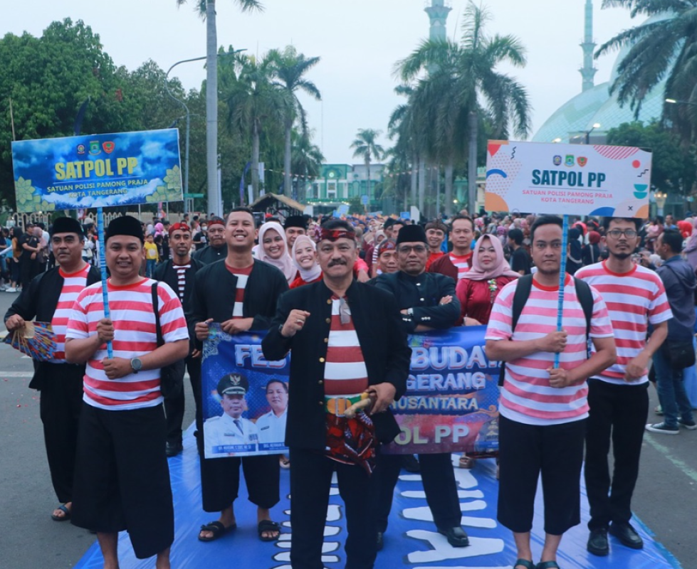 Giat Pengamanan Festival Budaya Satpol PP Kota Tangerang