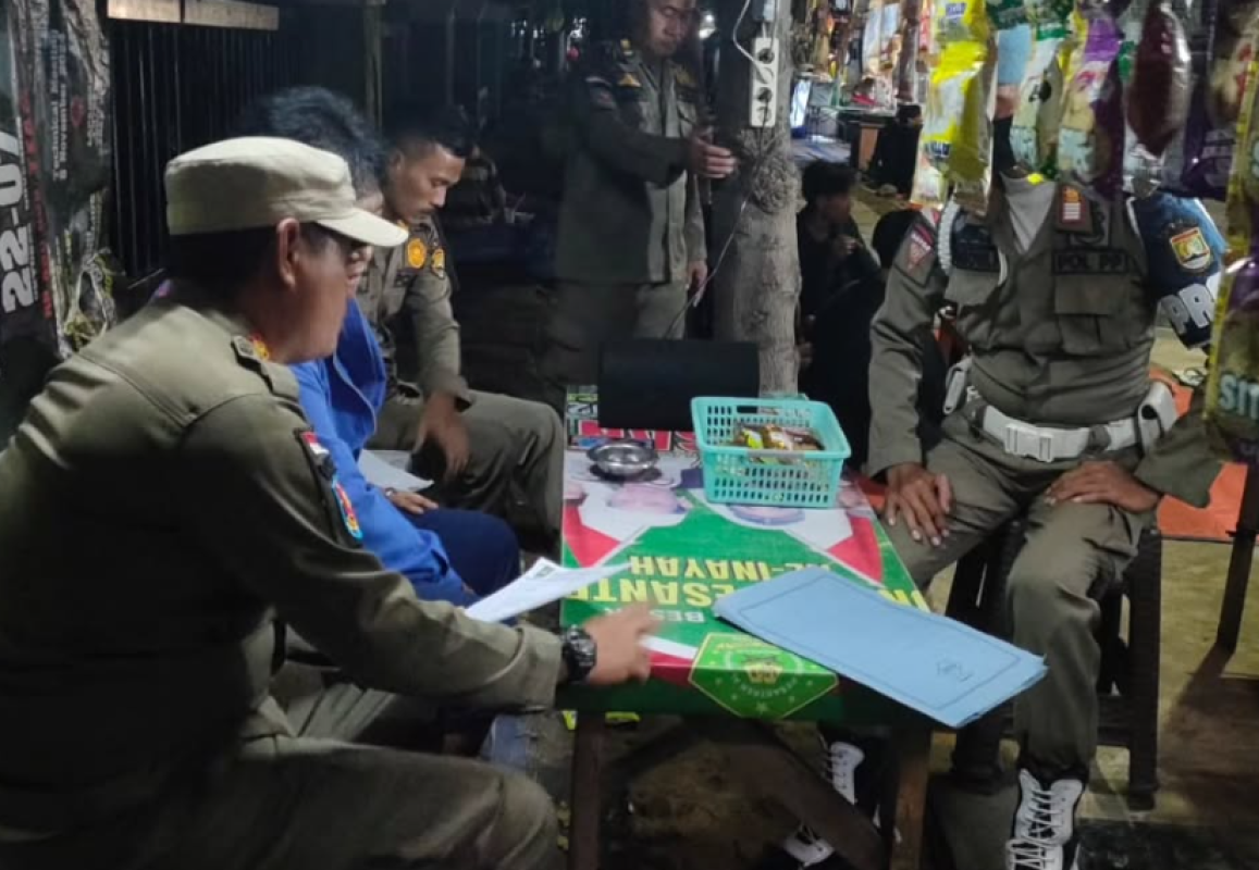 Patroli Rutin Satuan Polisi Pamong Praja Kota Cilegon