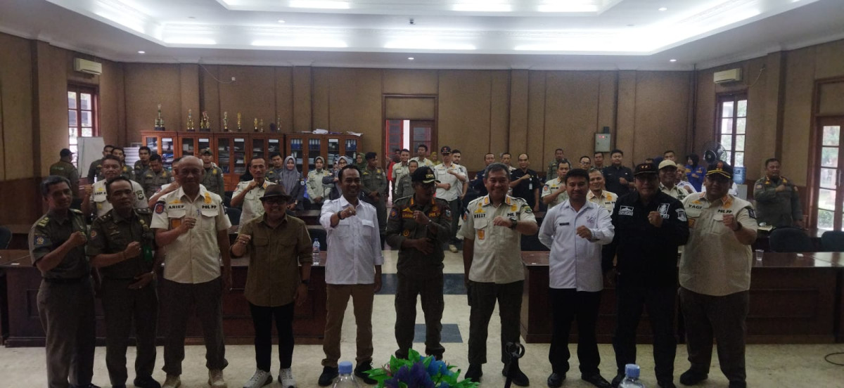 Rakor Kesiapan Satpol PP Dalam Menjaga Trantibum Dan Pilkada Tahun 2024