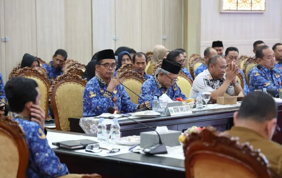 Rapim Bersama Penjabat (Pj) Gubernur Banten