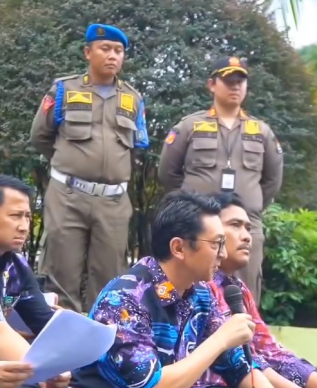 Pengamanan Aksi Unjuk Rasa Kantor Bupati Kabupaten Tangerang