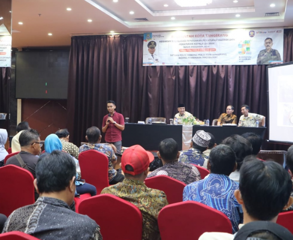 Sosialisasi Penegak Peraturan Daerah dan Peraturan Kepala Daerah Tahun 2024 Kota Tangerang