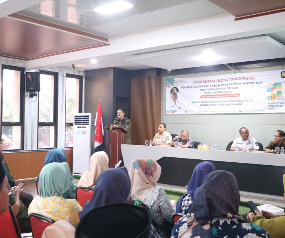 Sosialisasi Penegakan Perda Dan Perwal Oleh Satpol PP Kota Tangerang