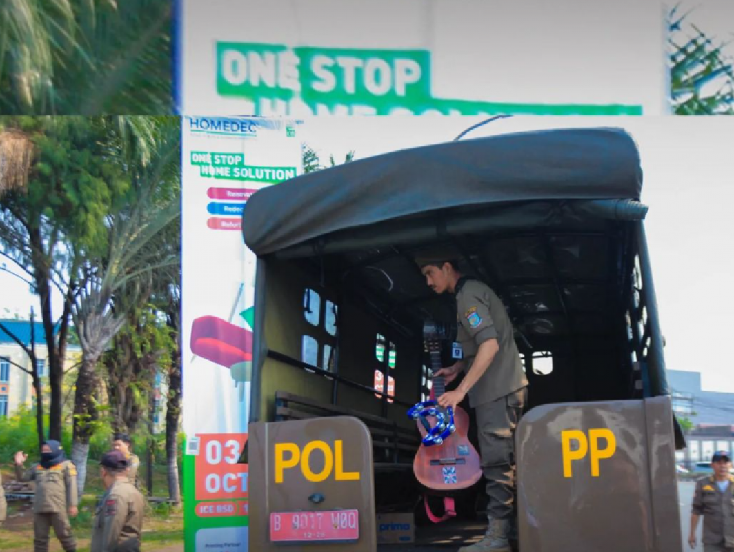 Demi Memastikan Keamanan Satpol PP Kota Tangsel Melakukan Patroli 24 Jam