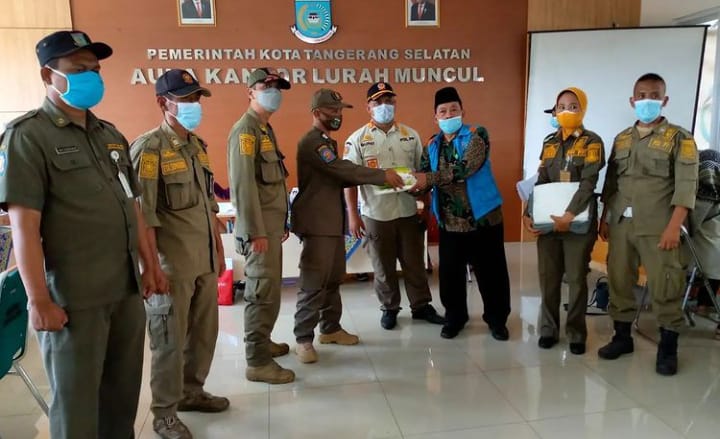Operasi Gabungan Penegakan Hukum Protokol Kesehatan Covid-19 pada masa PPKM yg dilakukan oleh Satpol PP Provinsi Banten