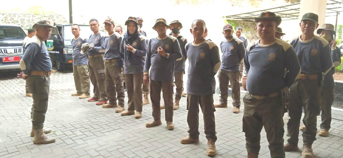 Satpol PP Banten : Pelatihan Penanggulangan Huru-Hara (PHH)