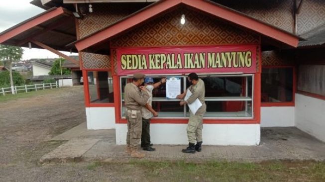 Satpol PP Kota Serang Larang Warung Nasi Buka Siang
