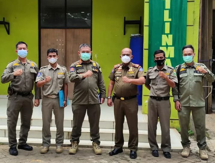 Koordinasi dengan Satpol PP Kota Tangerang Selatan