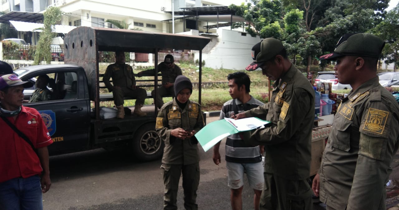 Satpol PP Provinsi Banten Perketat Pengawasan Pedagang di KP3B