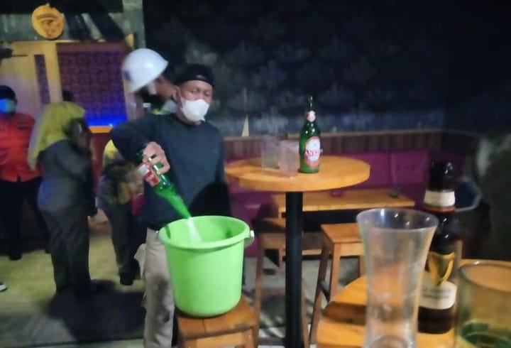 Operasi Pekat Tempat Hiburan Malam (THM) di wilayah Kota Serang dan Kabupaten Serang