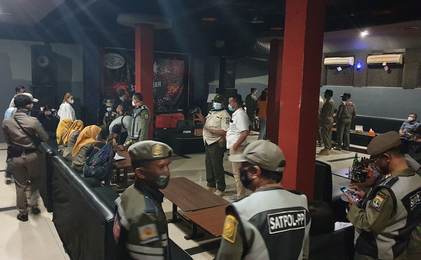 Tempat Hiburan Malam Di Serang Dibubarkan Karena Melanggar Protokol Kesehatan