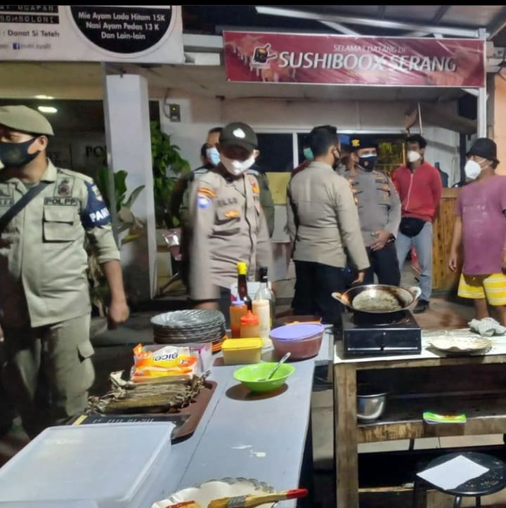 sebanyak 20 orang diberikan teguran lisan