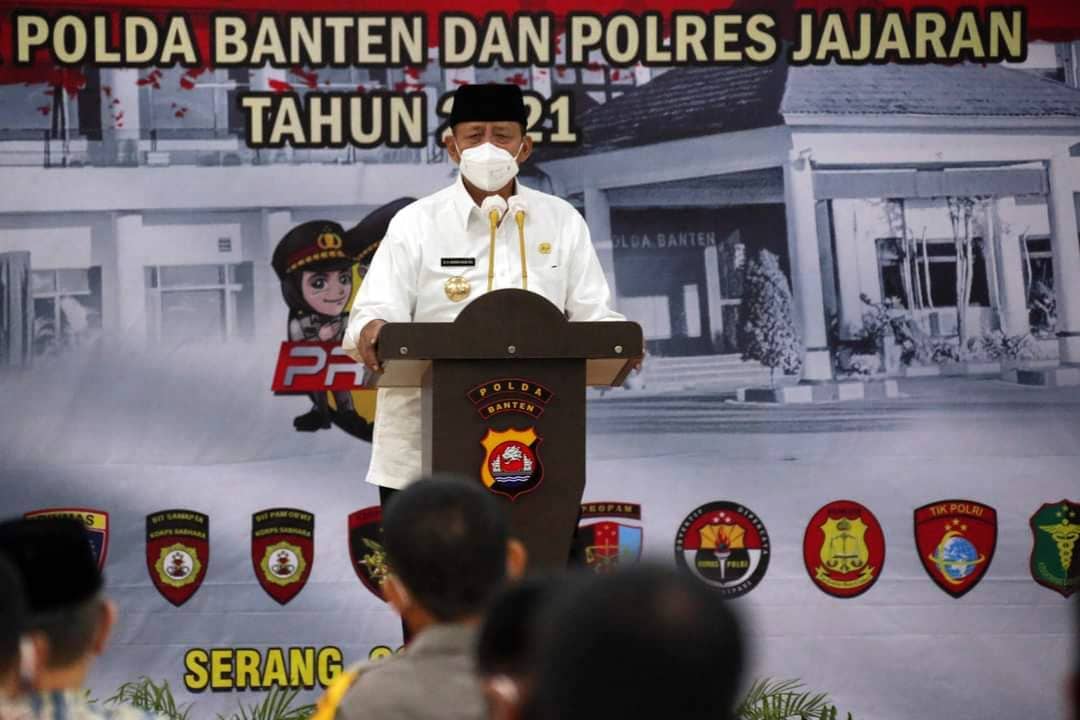 Gubernur Banten Apresiasi Predikat Terbaik Kepuasan Pelayanan Publik Polda Banten