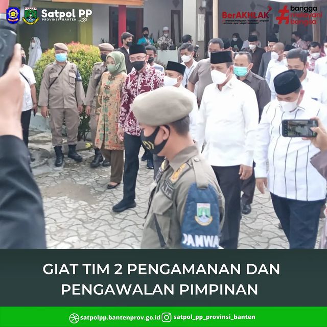 Giat Tim 2 Pengamanan dan Pengawalan Satpol PP Provinsi Banten pada acara Dialog Kebangsaan BNPT RI dengan FORKOMPINDA